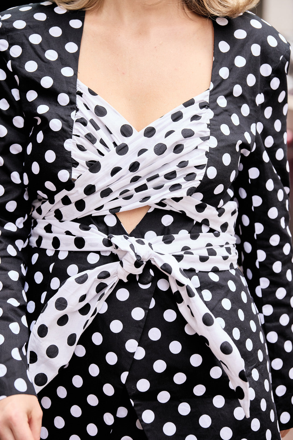 Night & Day Black Polka Dot Jacket