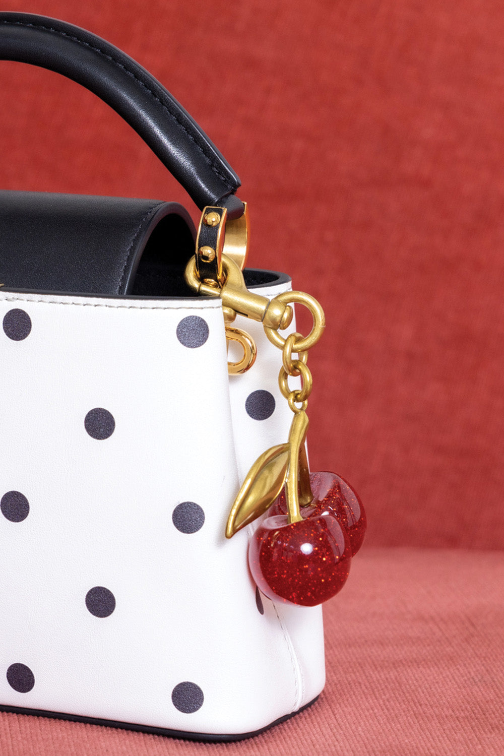 Cherry Bag Charm and Keychain